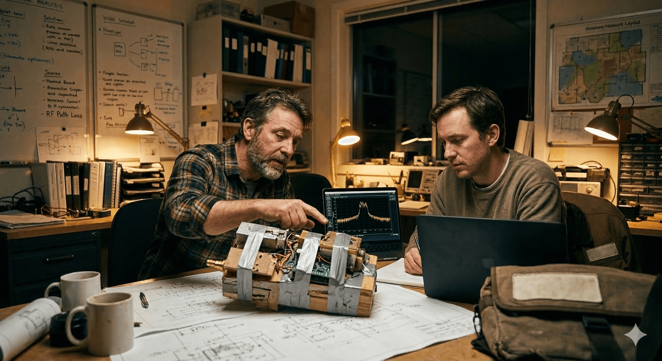 Illustration of duct-taped workarounds as signals for real problems