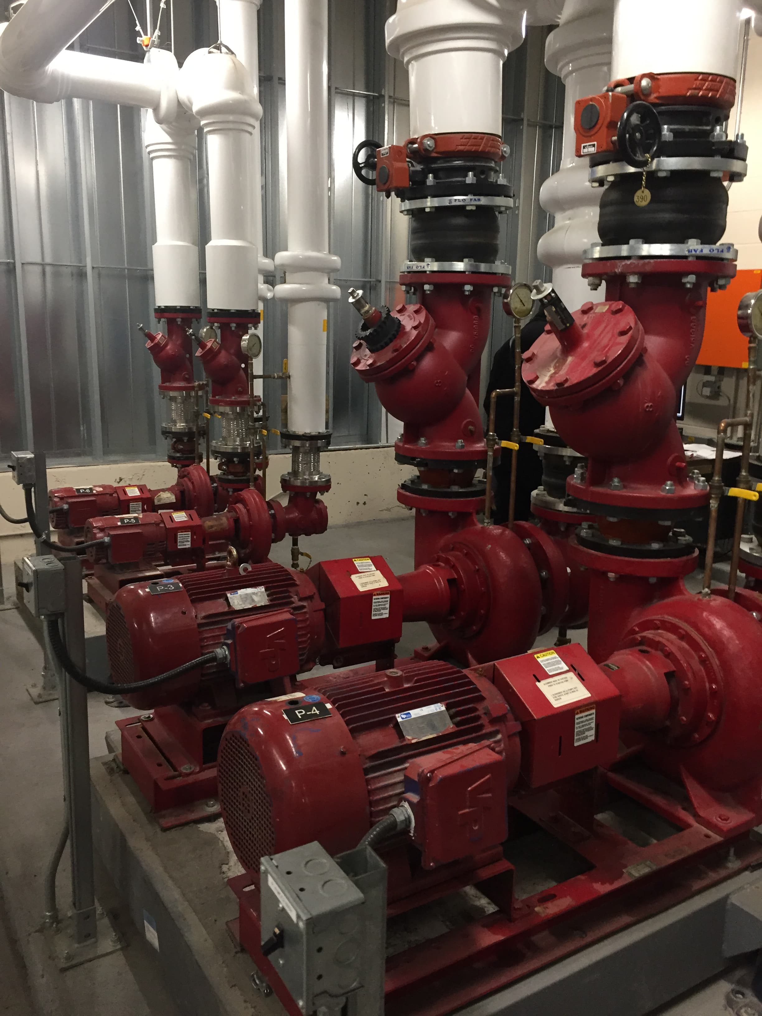 Locating water pump infrastructure